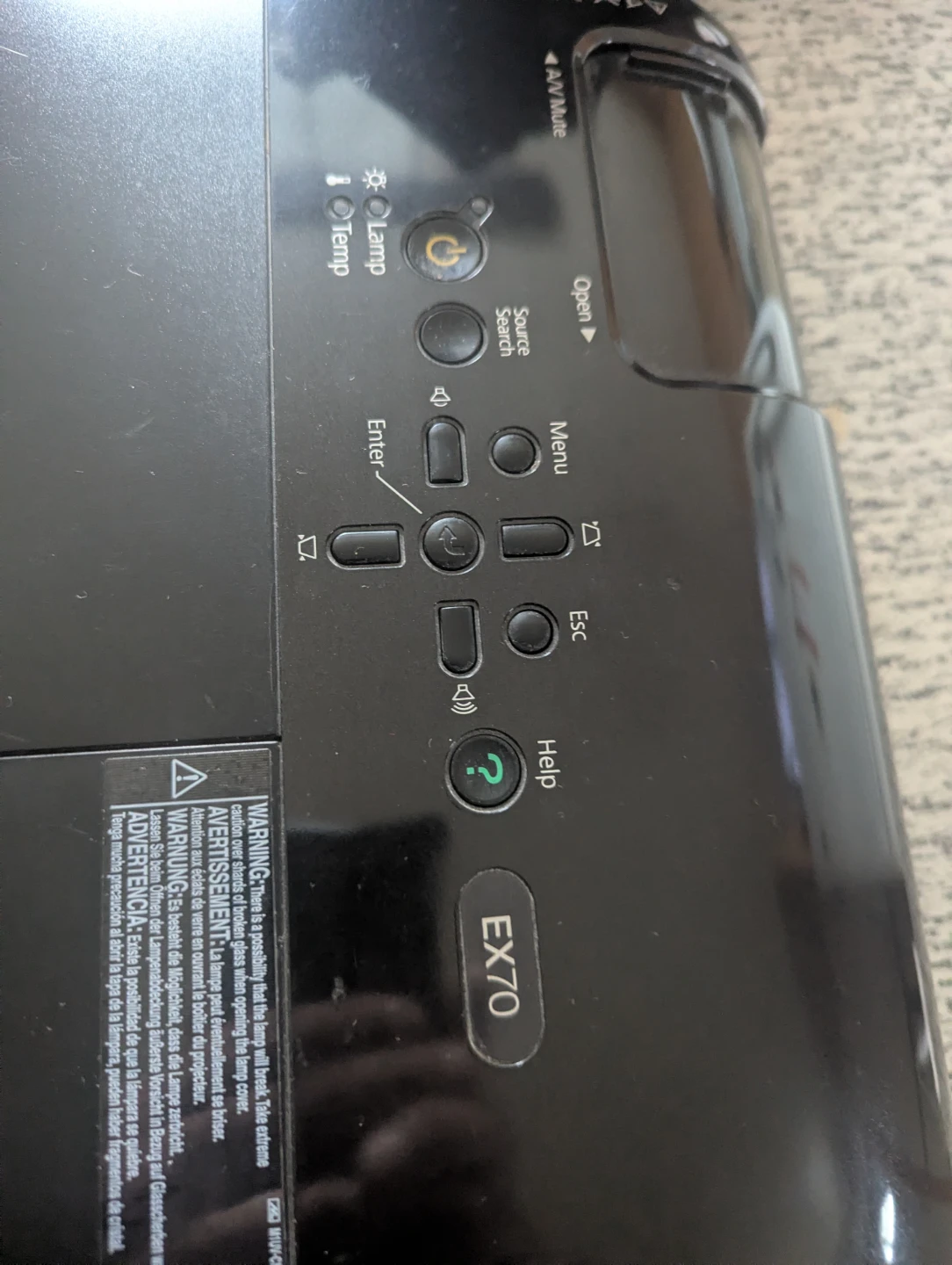 Epson EX70 Projector - photo 4