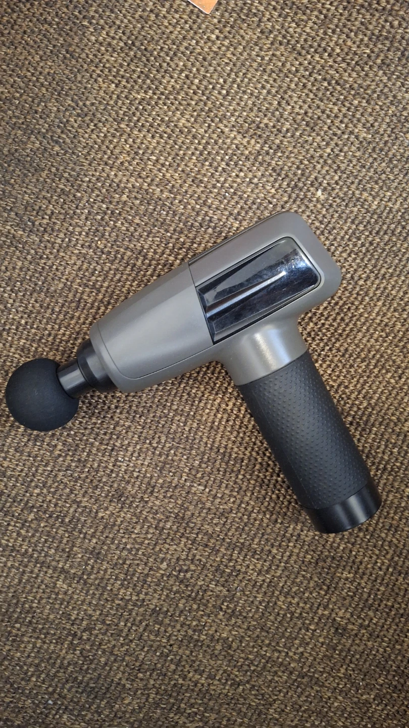 Grey Massage Gun with Ball Head
