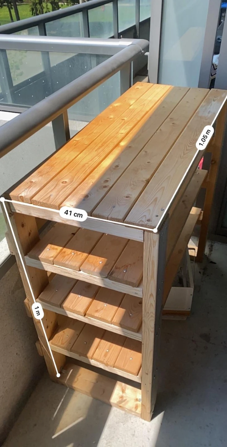 Wooden Shelf Unit
