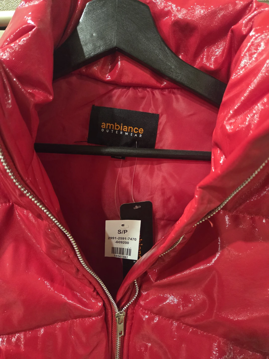 Ambiance Outerwear Red Puffer Vest - photo 2