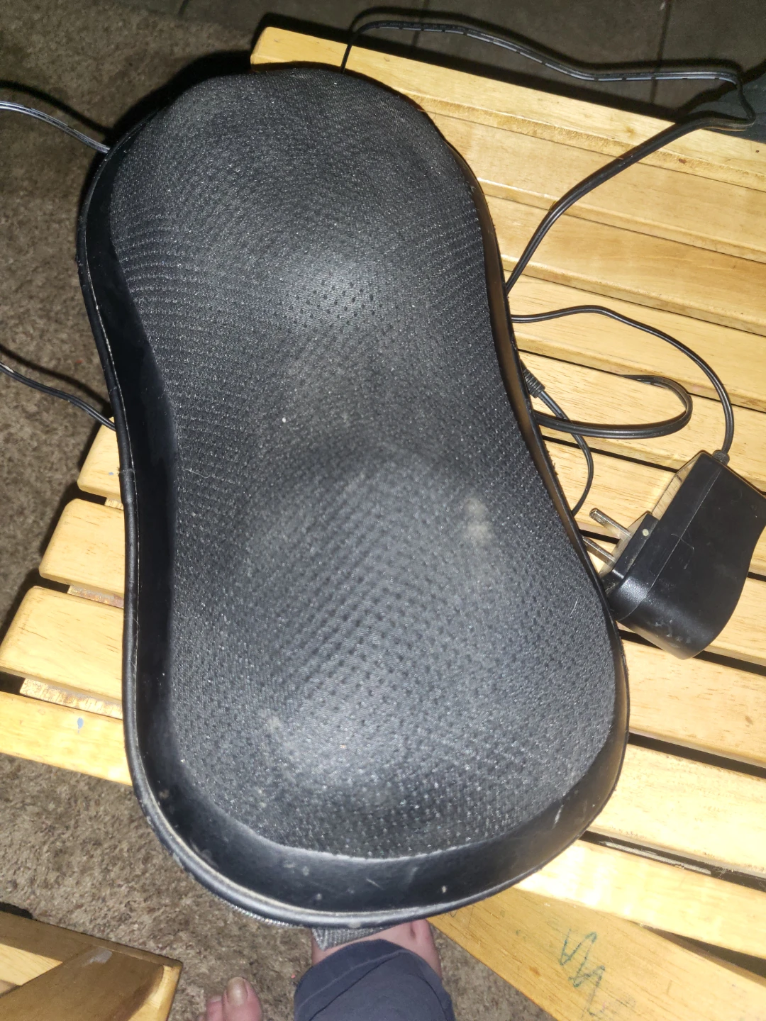 Black Neck Massager with AC Adapter