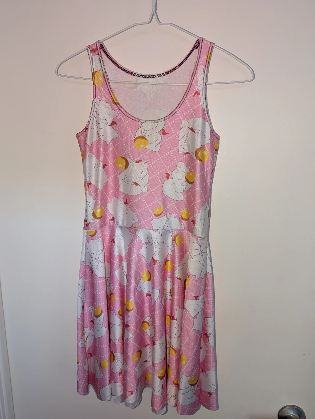 Kawaii Anime Cat Print Skater Dress - photo 2