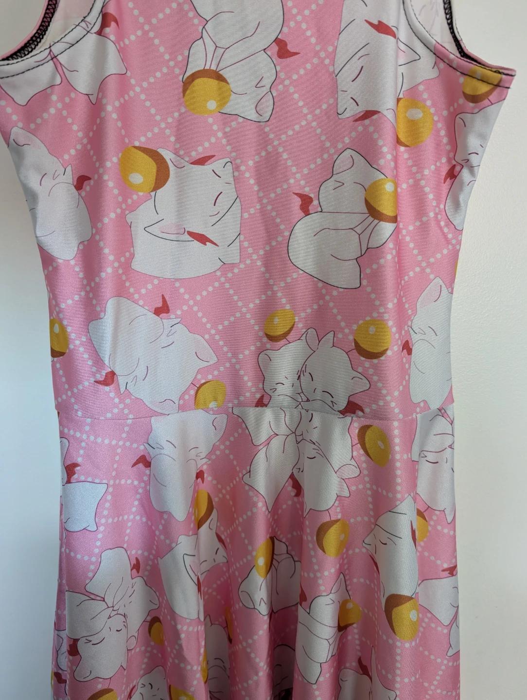 Kawaii Anime Cat Print Skater Dress - photo 4