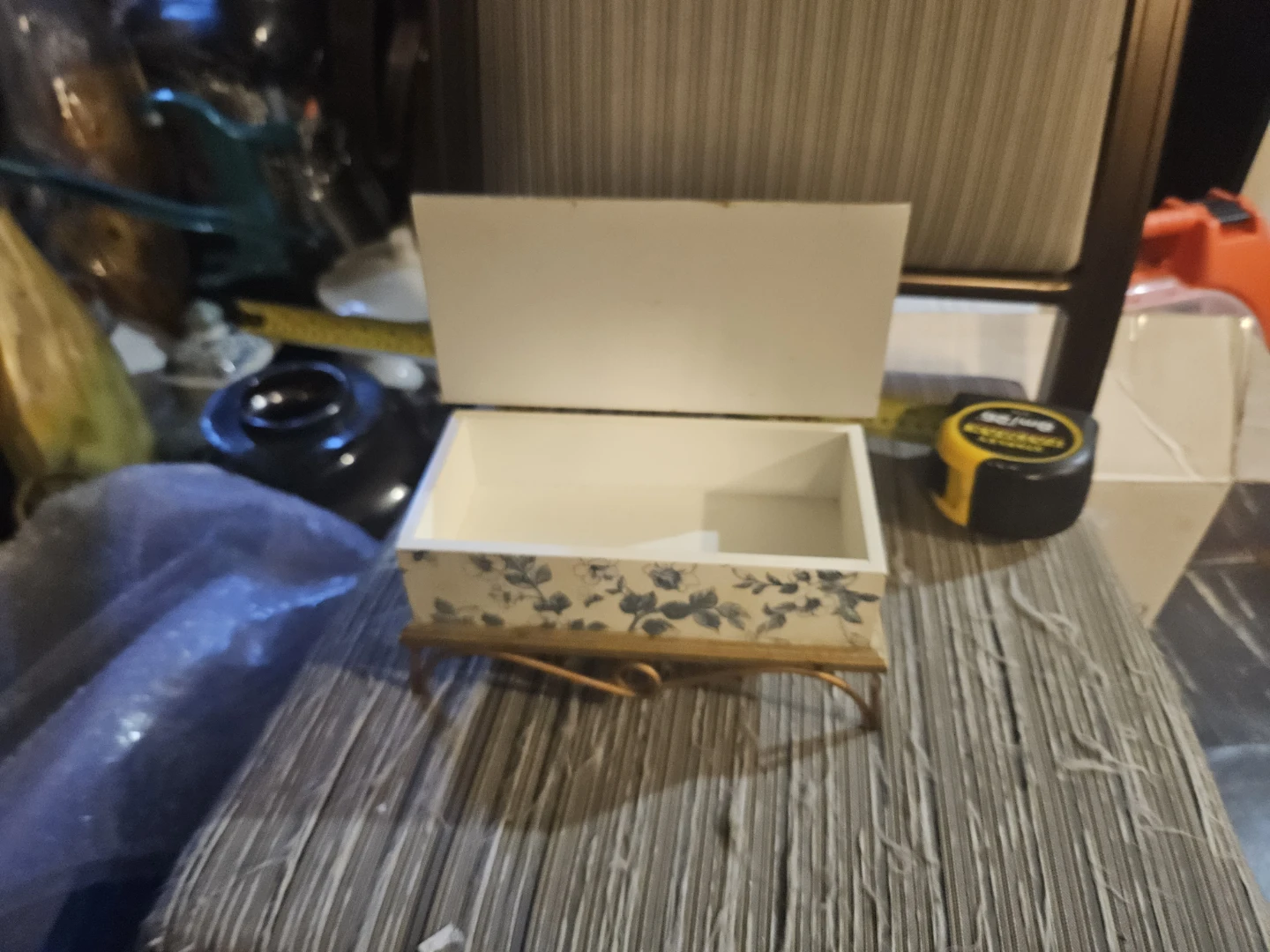Decorative Trinket Box with Floral Design - photo 4
