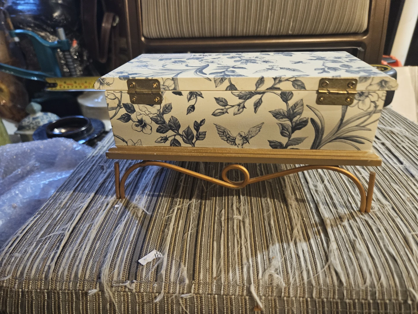 Decorative Trinket Box with Floral Design - photo 5