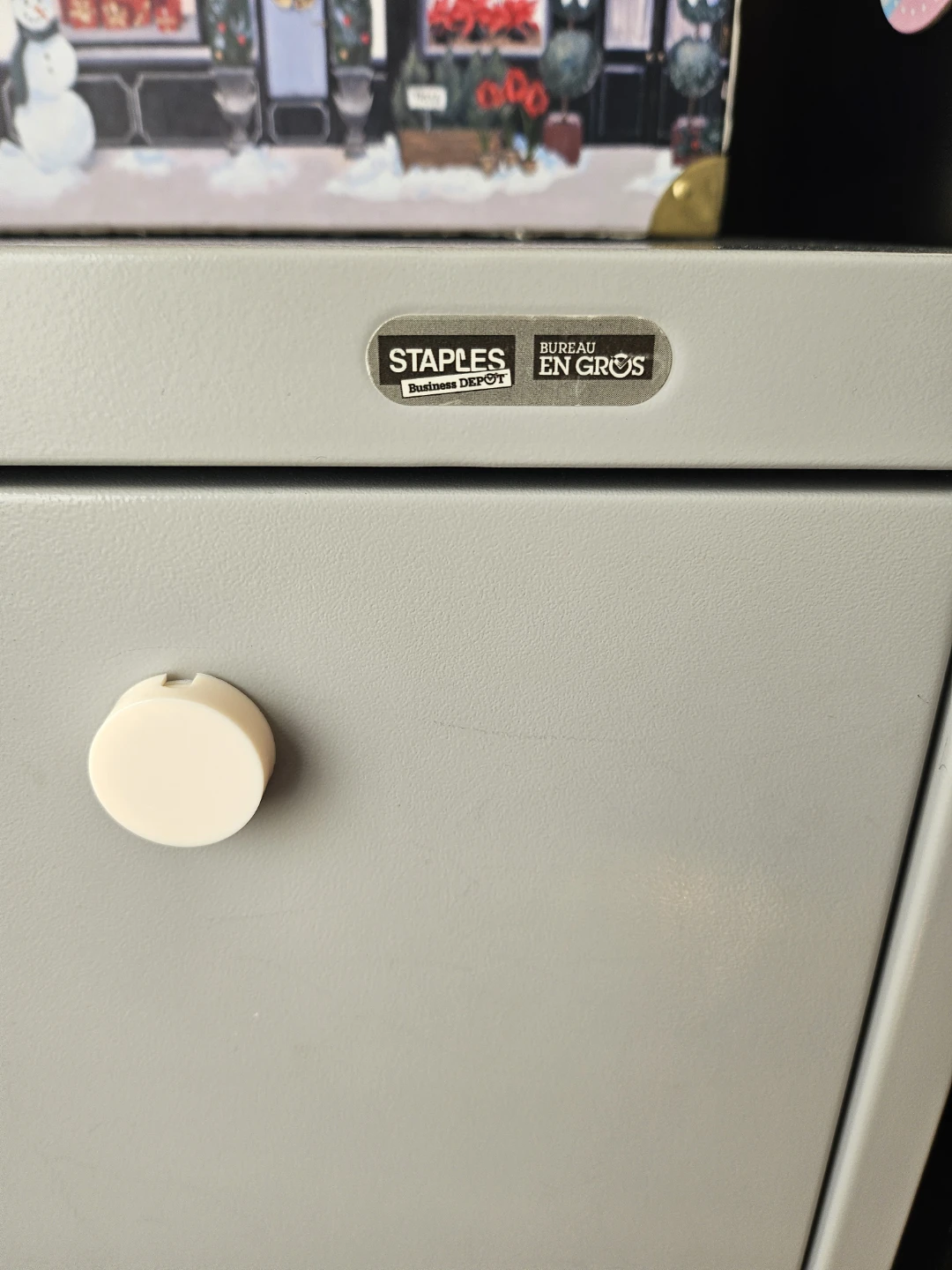 Staples 3-Drawer Filing Cabinet - photo 3