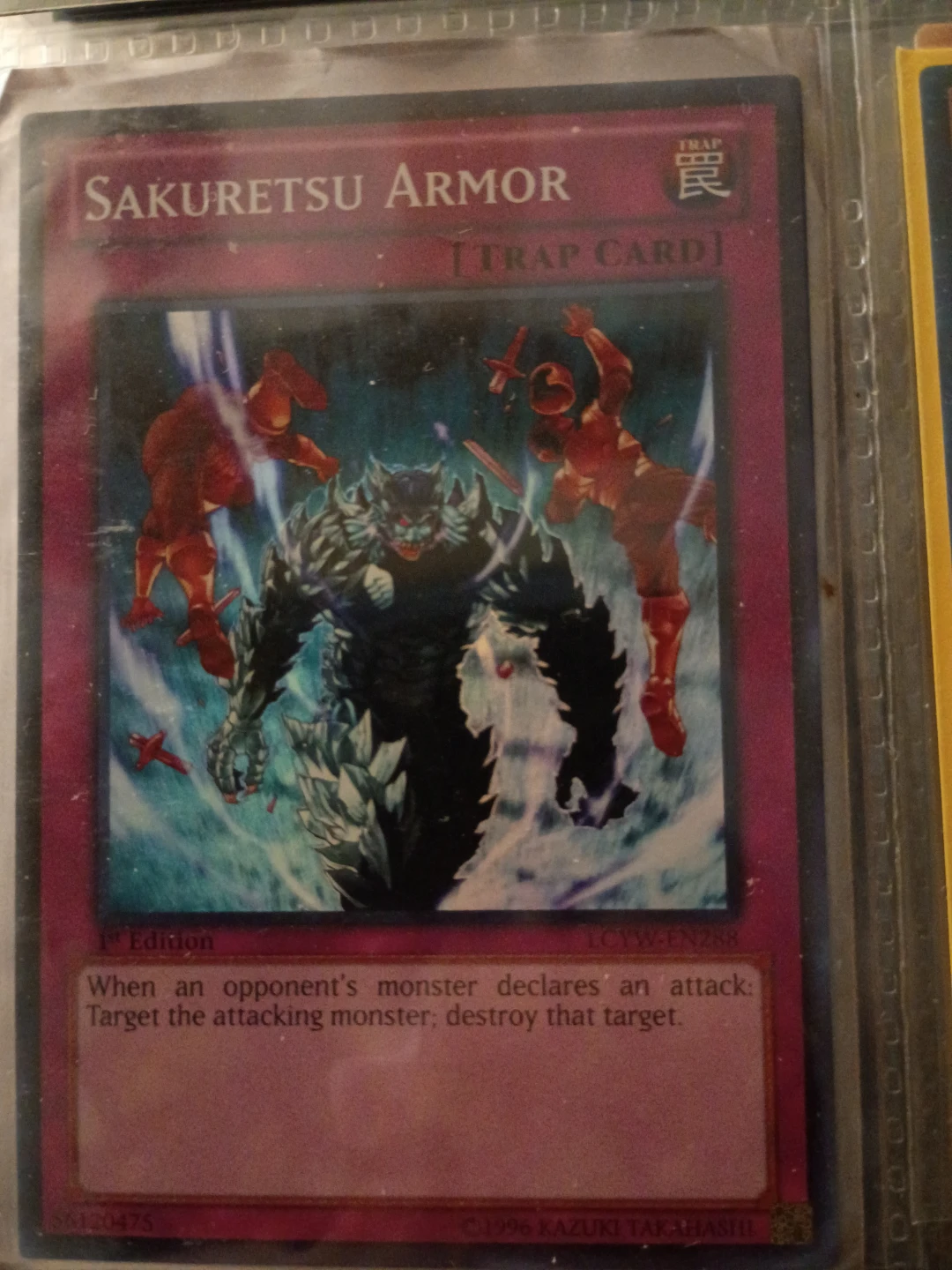 Sakretsu Armor [TRAP CARD] 1st Edition⚽
