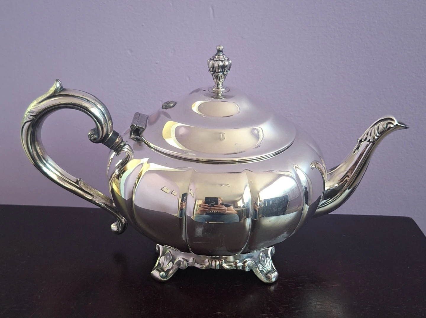 Antique/Vintage Wm. A. Rogers Silver Plated Tea Pot - photo 2