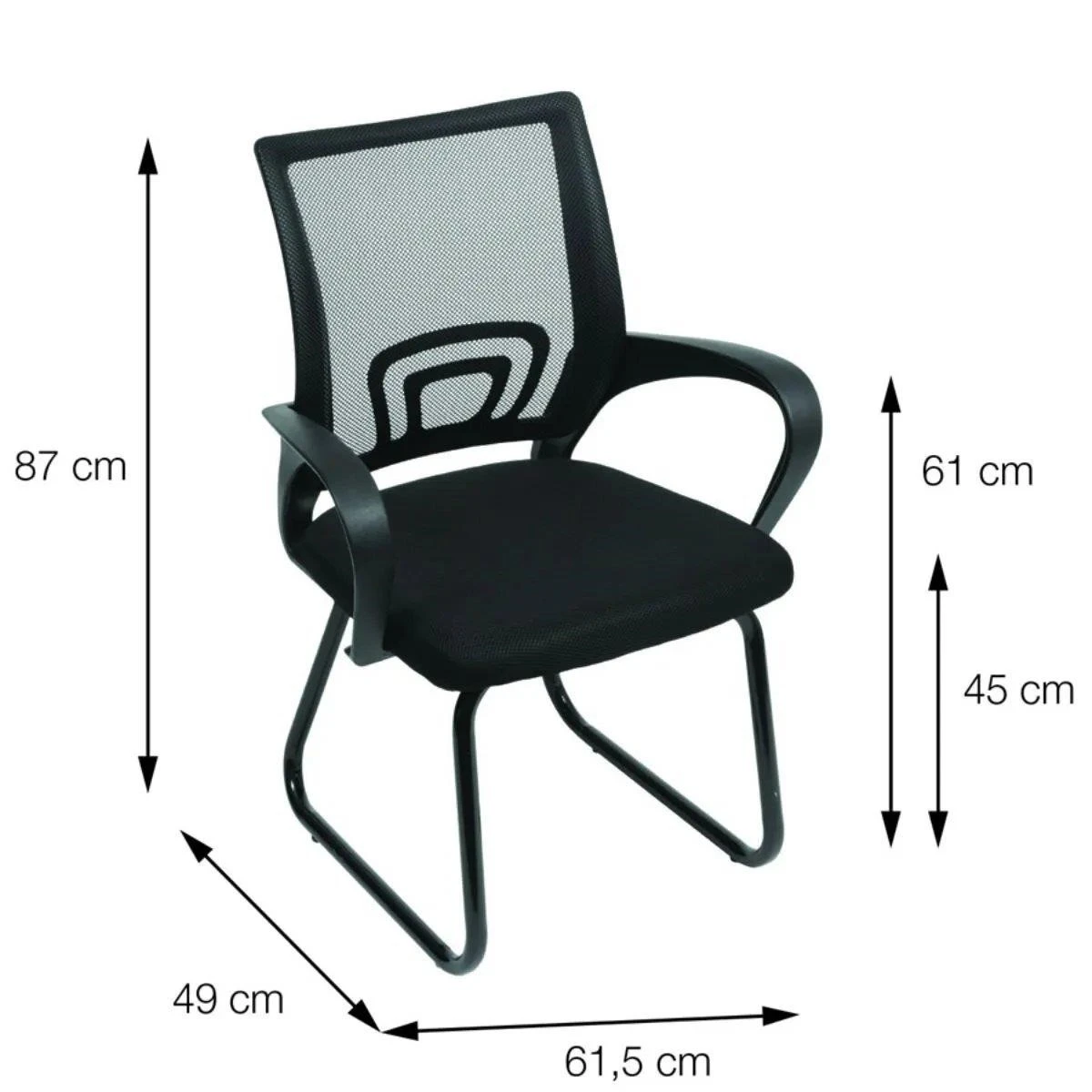 Black Mesh Office Chair - photo 3