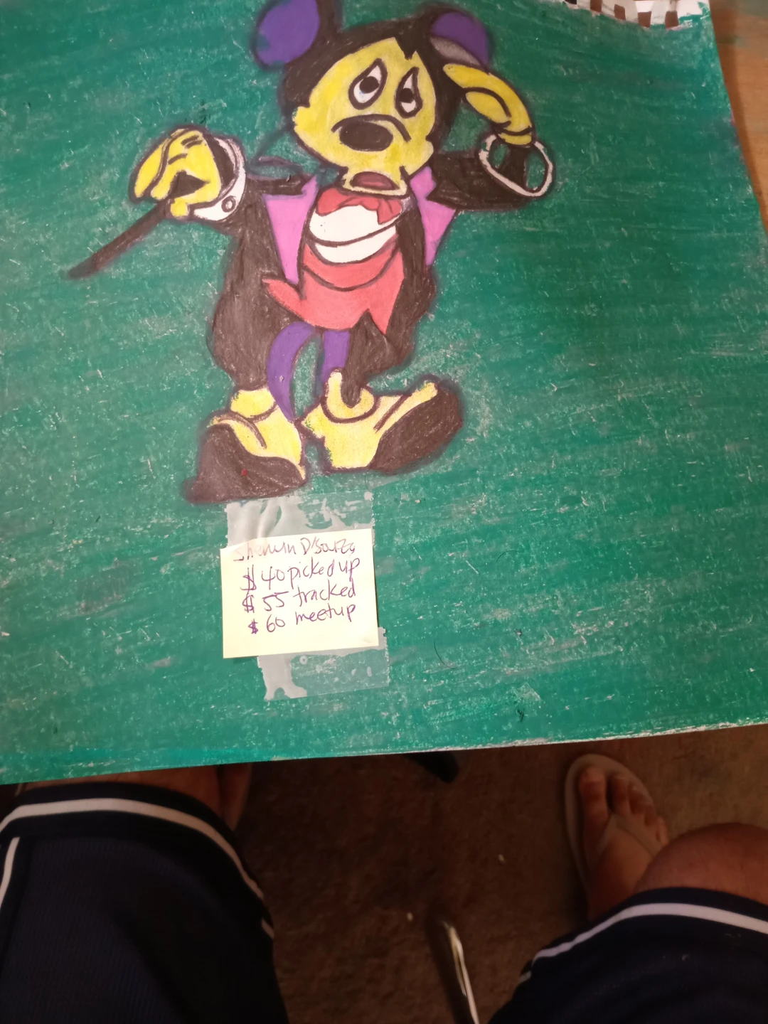 Mickey Mouse Drawing by Custom Artist Sherwin - photo 5