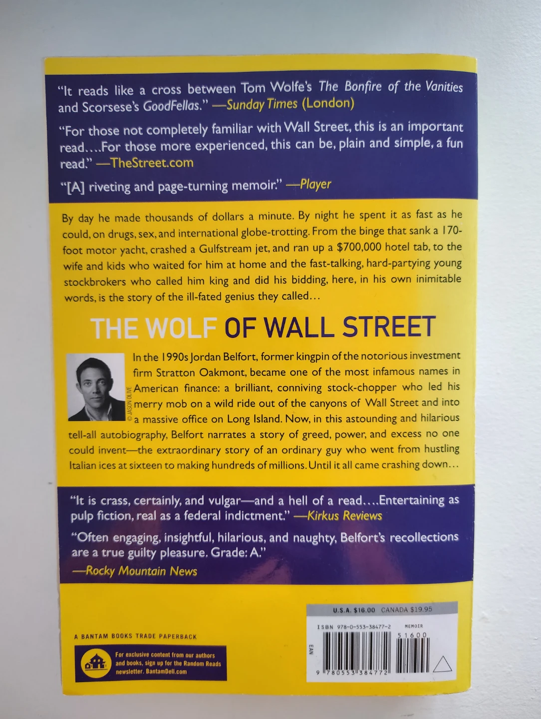 The Wolf of Wall Street by Jordan Belfort - photo 2