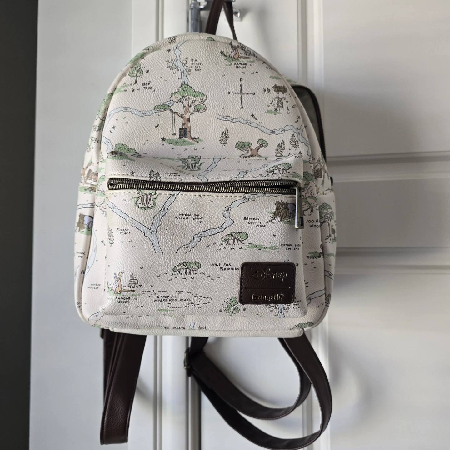 Disney Loungefly Winnie the Pooh Map Mini Backpack
