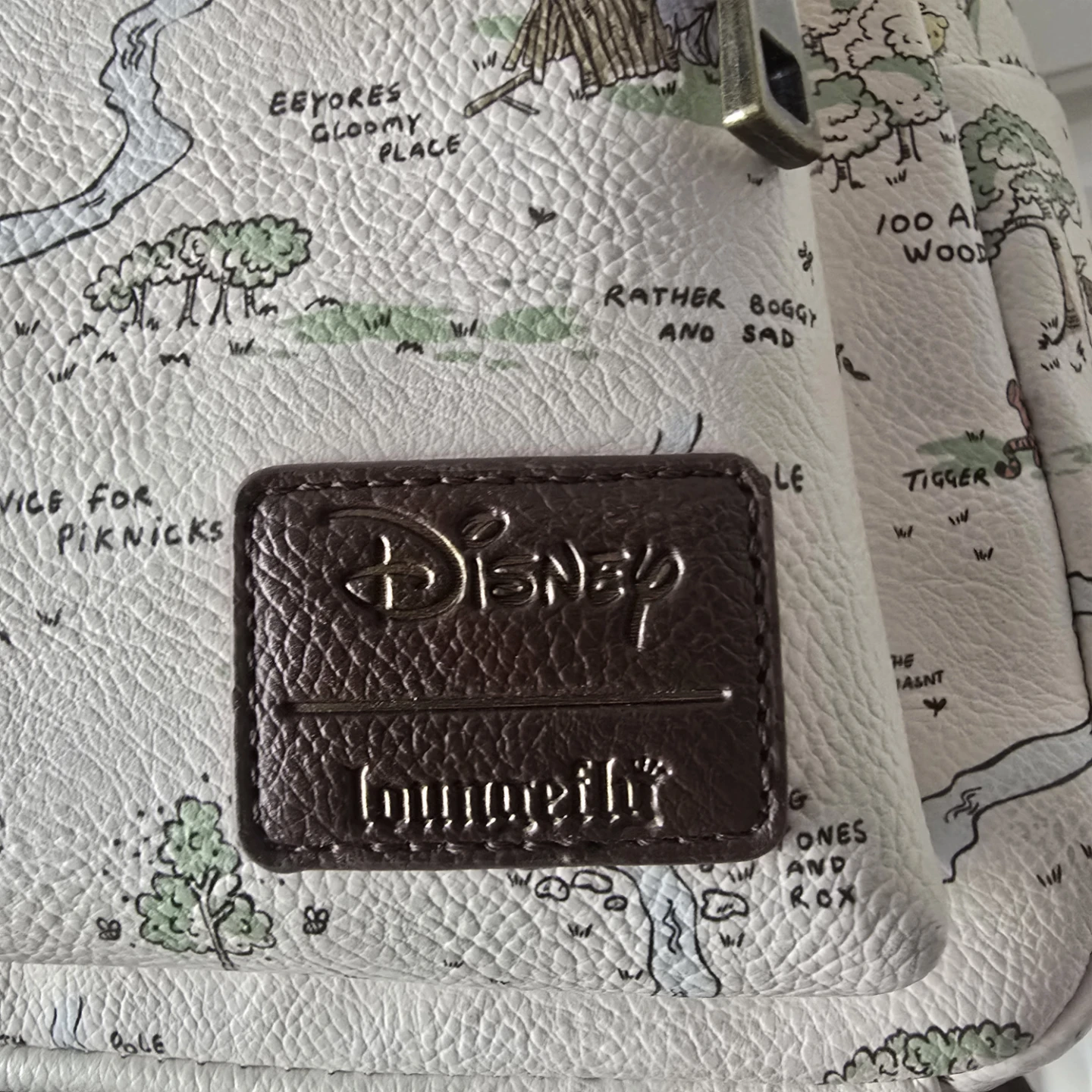 Disney Loungefly Winnie the Pooh Map Mini Backpack - photo 2