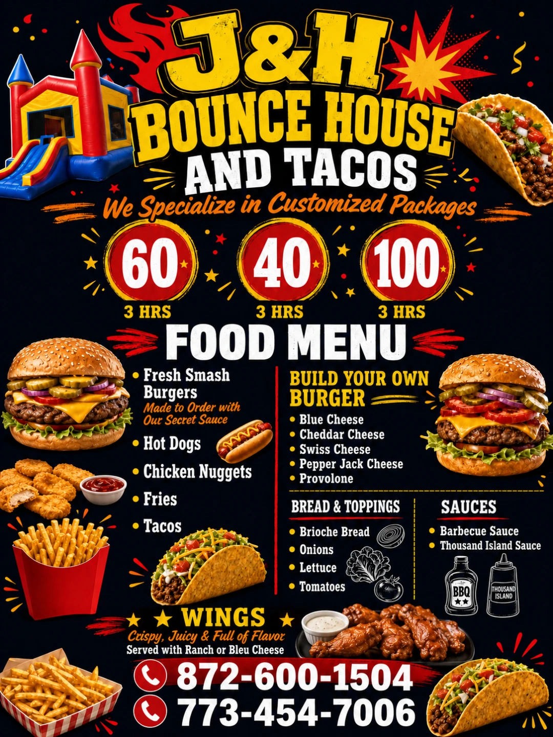 J&H Bounce Houses & Tacos Party Rentals