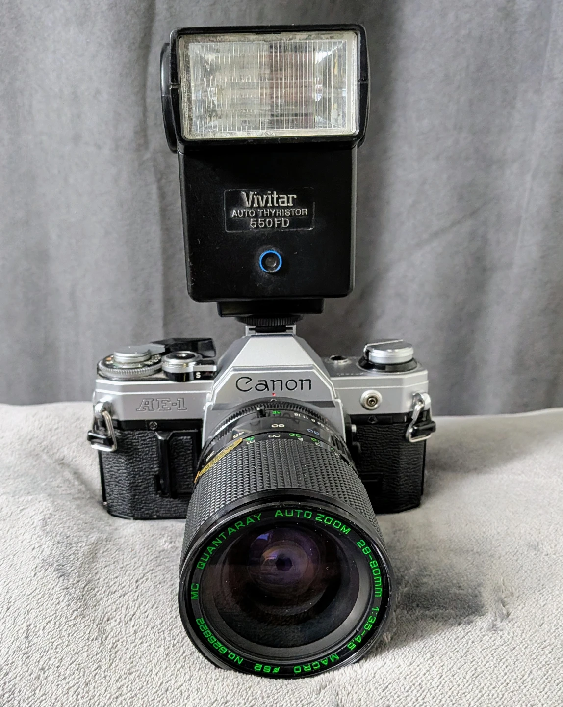 Canon AE-1 35mm with  Quantaray Auto Zoom Lens - photo 2