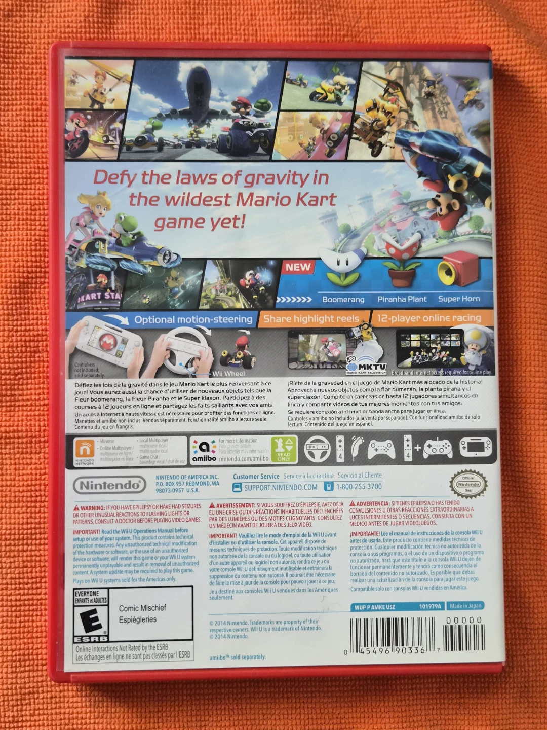 Read Bio | (CASE ONLY) Mario Kart 8 (Wii U) - photo 2