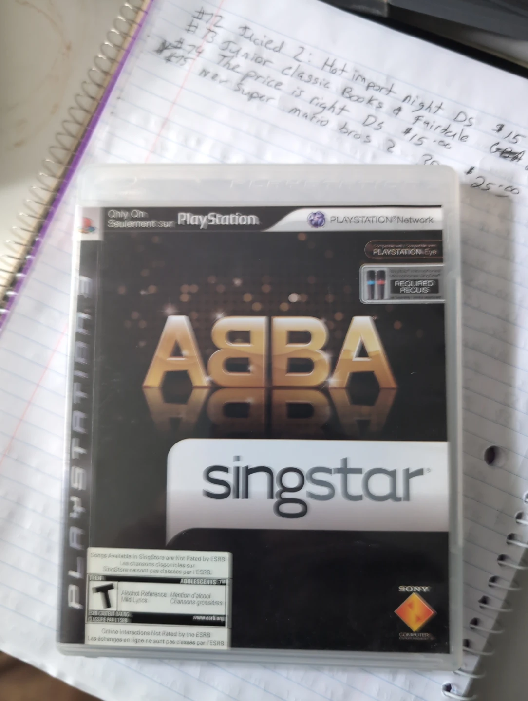 PlayStation 3 SingStar ABBA Game