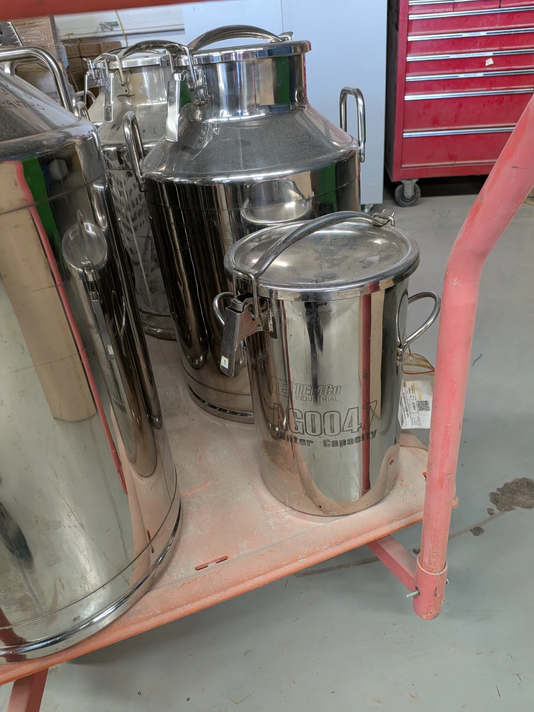 Stainless Steel Milk Cans / Storage Containers - photo 5