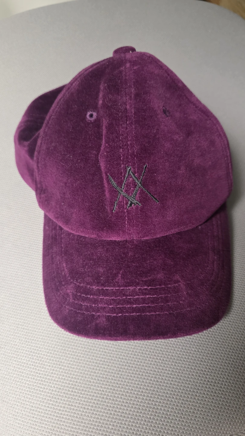 Brand New Purple Velvet Baseball Cap