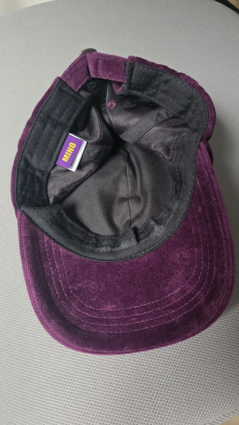 Brand New Purple Velvet Baseball Cap - photo 2