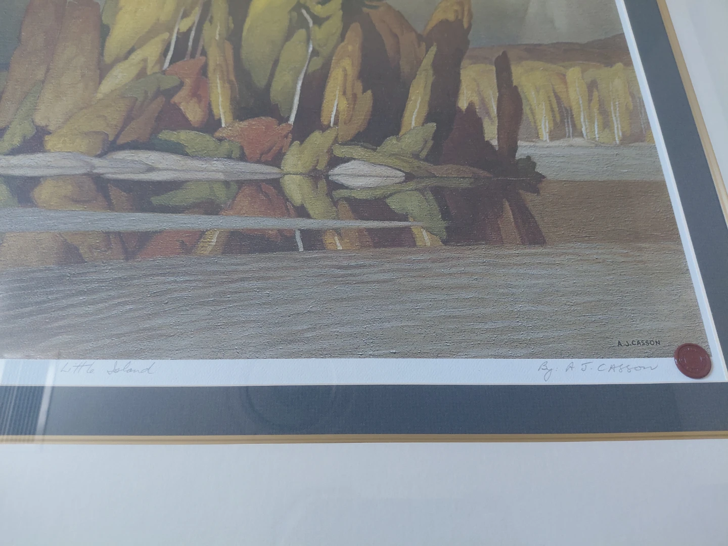 A.J. Casson "Little Island" Framed Print - photo 2