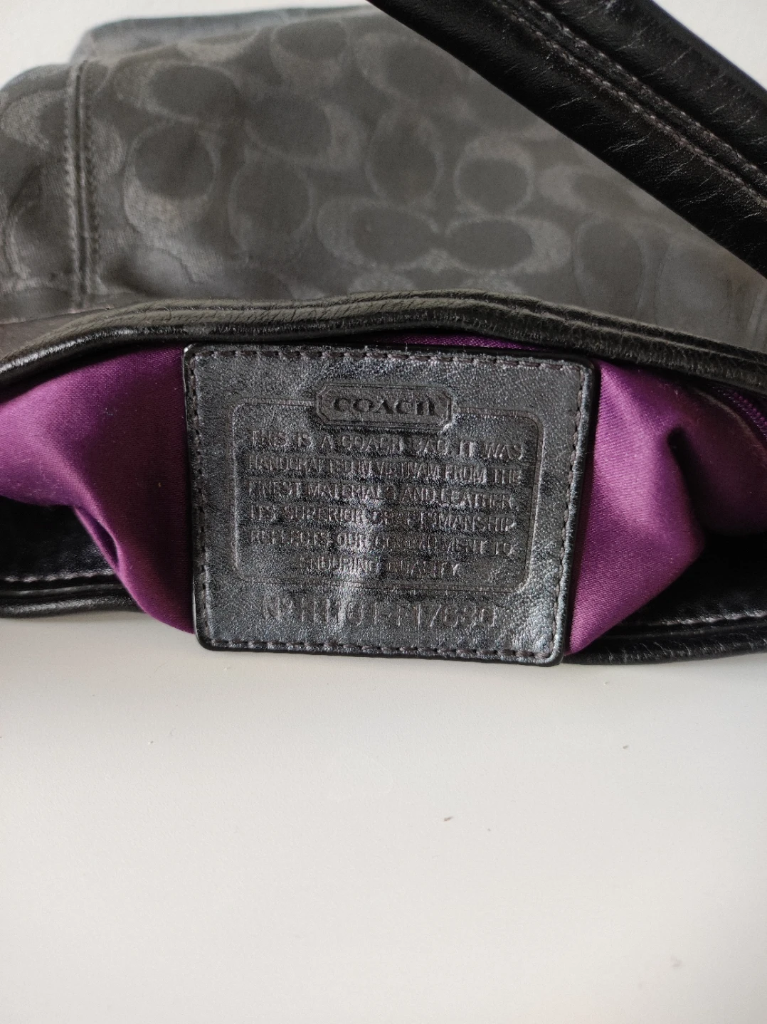 Coach Signature Hobo Purse - photo 3