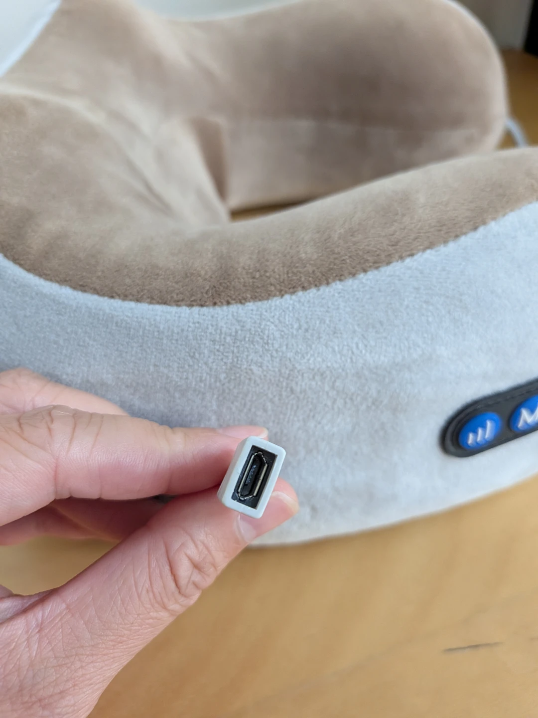 Massage Neck Pillow with USB Charging - photo 3