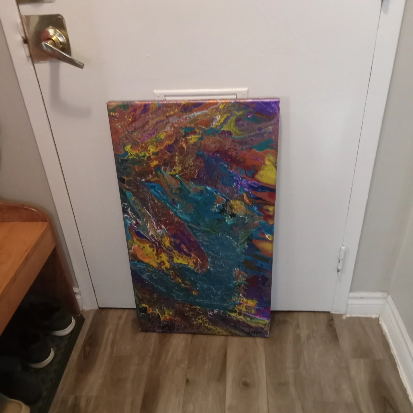 Abstract Pour Painting - photo 2