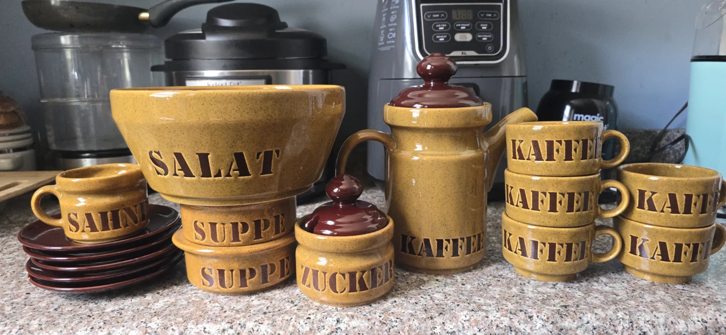 Vintage Waechtersbach West Germany Pottery Pieces