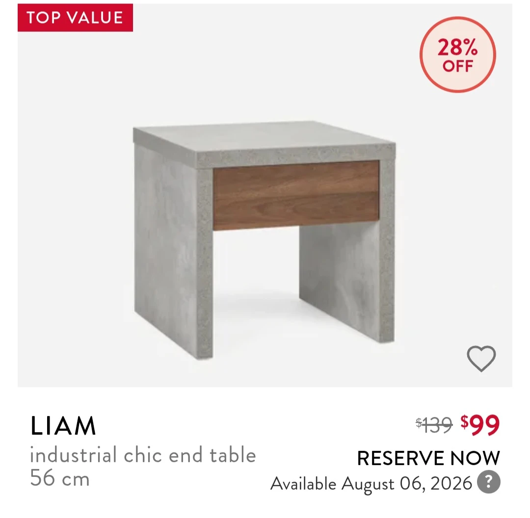 Structube Liam console and end tables - photo 2