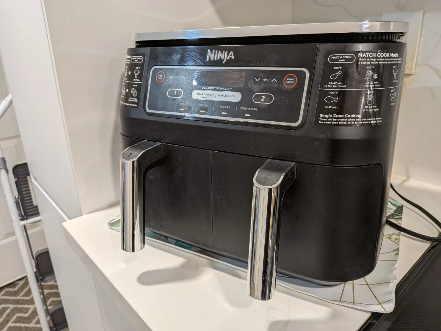 Ninja dual.basket air fryer
