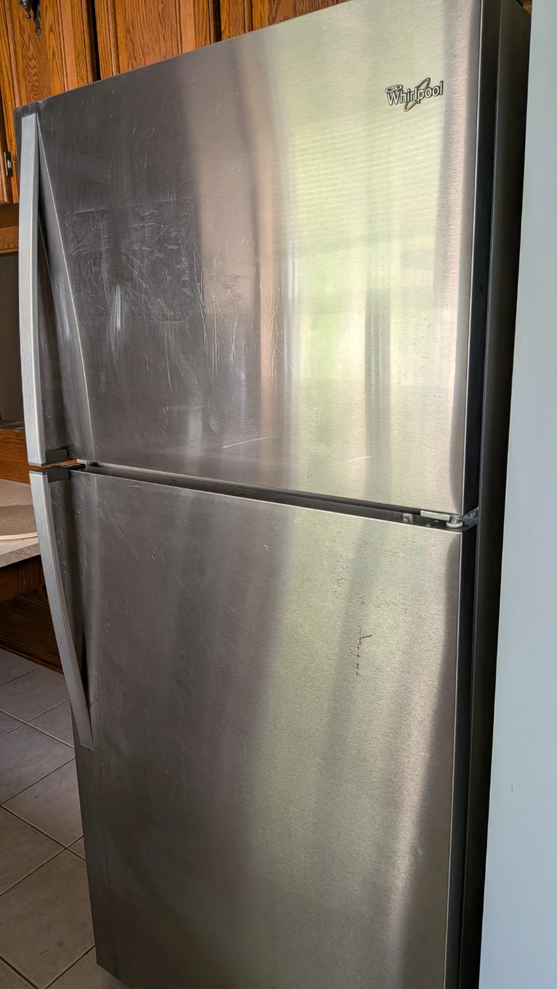 Whirlpool Stainless Steel Refrigerator - photo 2