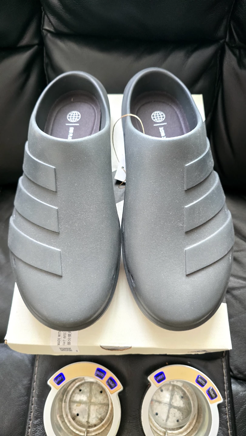 Brand new Adidas Adicane Clogs All Black in box $49 - photo 2