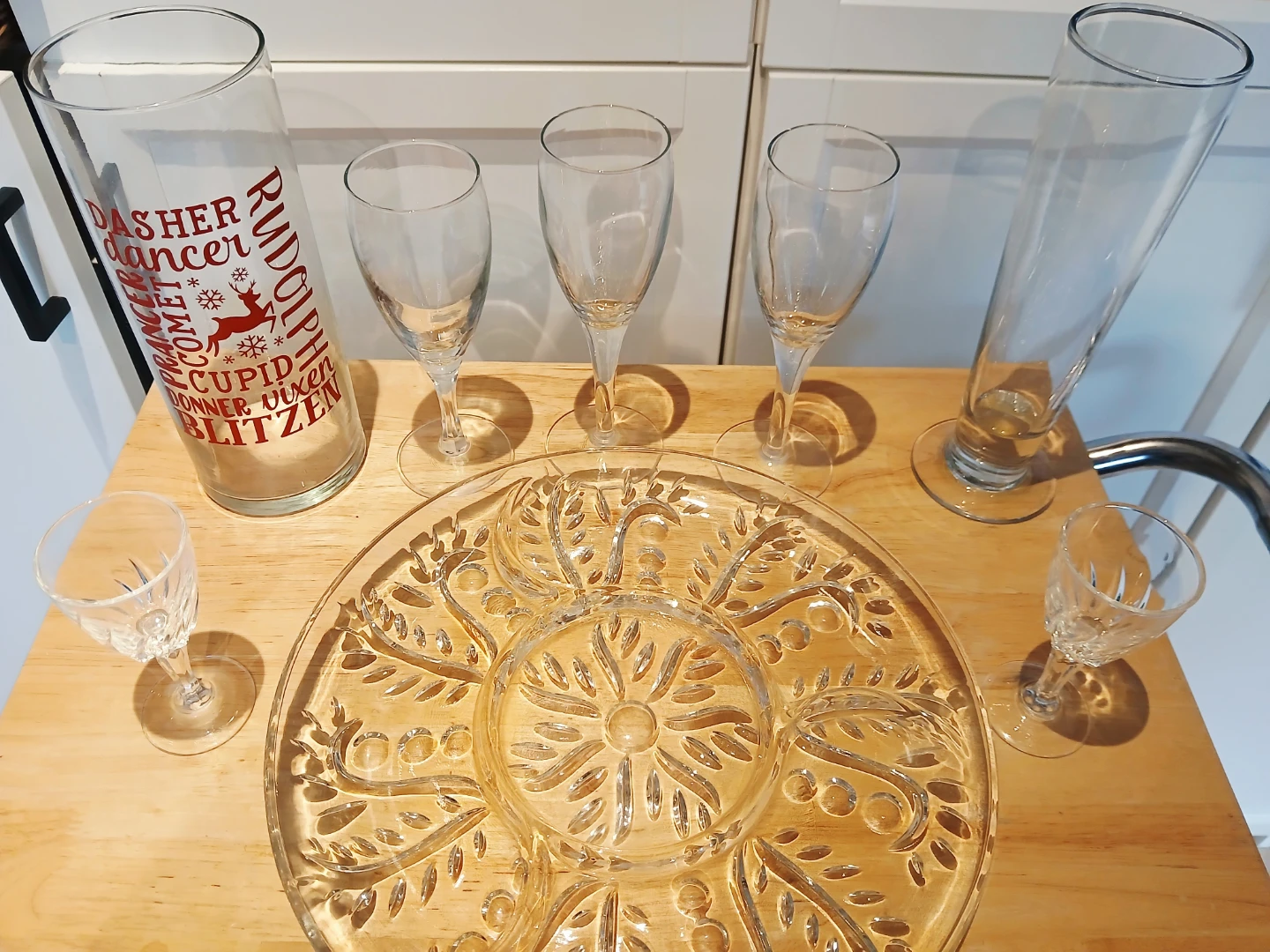 FREE Glass Platter & Drinking Glasses