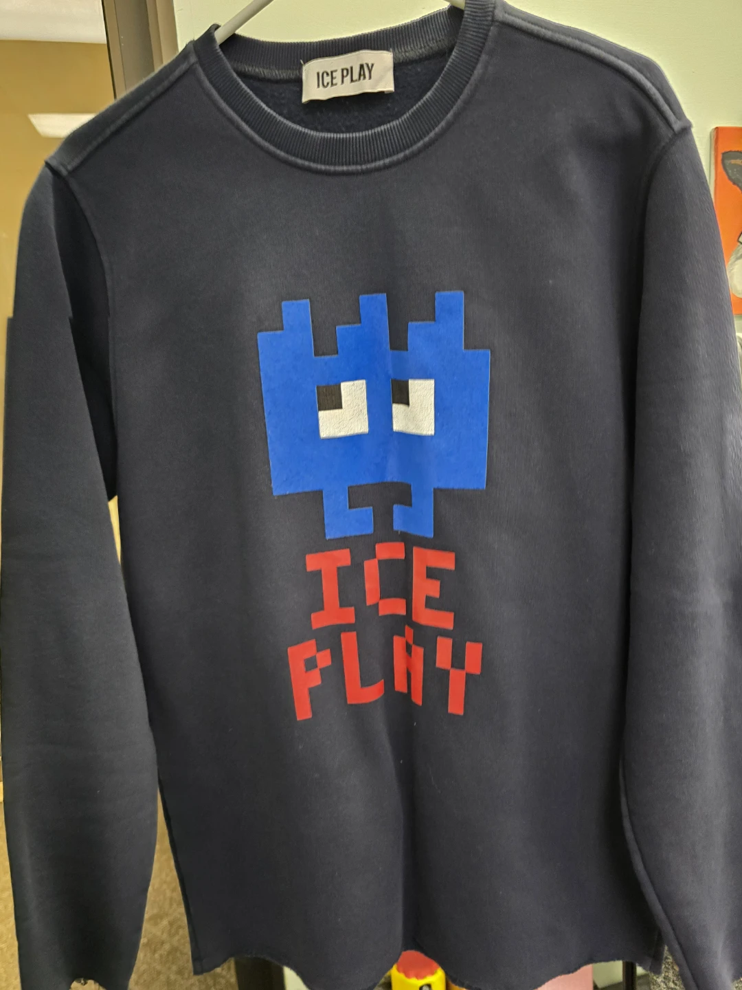 ICE PLAY Blue Crewneck Sweatshirt