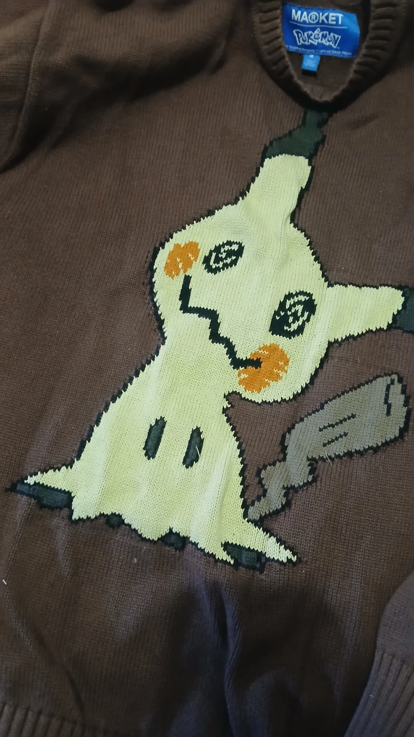 MARKET Pokemon Mimikyu Sweater Size M - photo 2