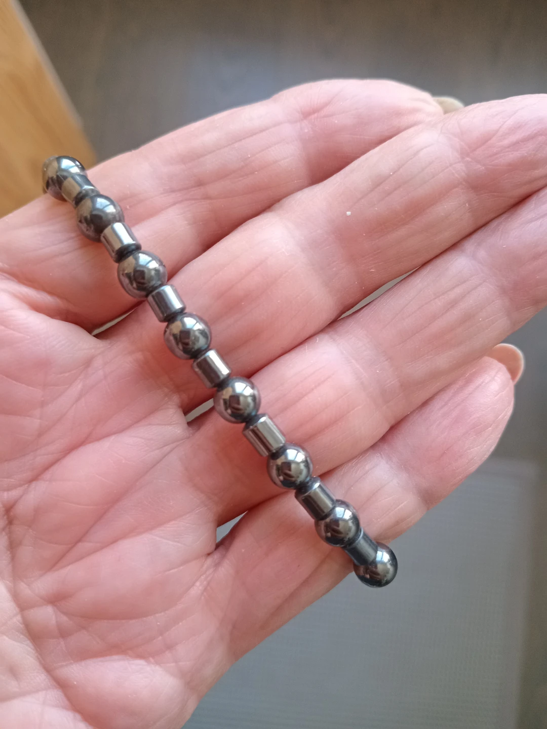 Hematite Beaded Bracelet - photo 2