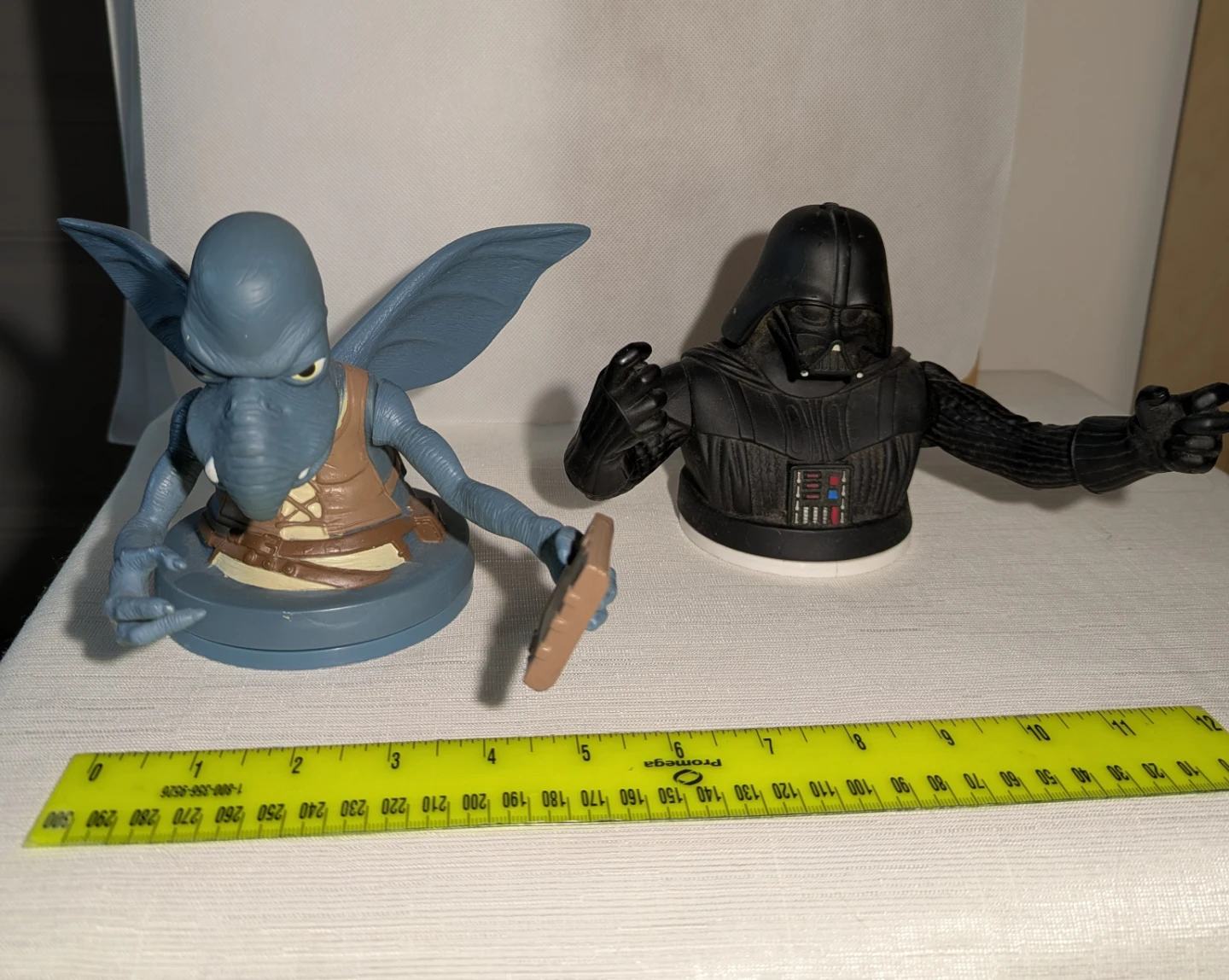 Vintage Darth Vader and Watto cup toppers $20 each.