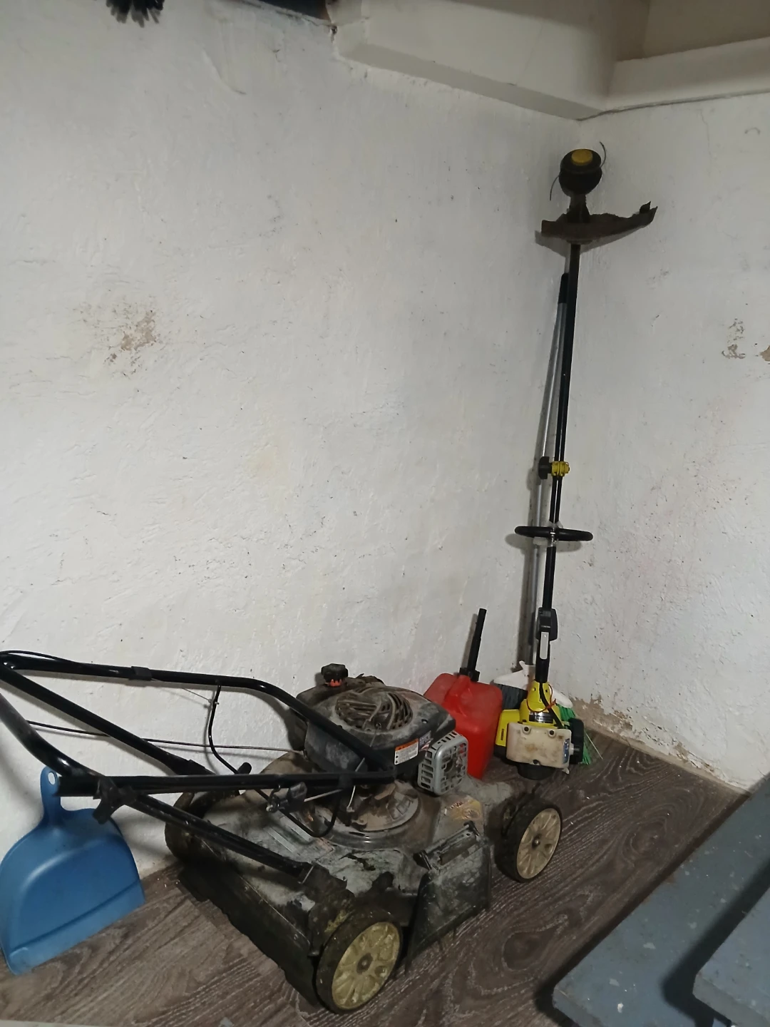 Lawn Mower and String Trimmer Combo