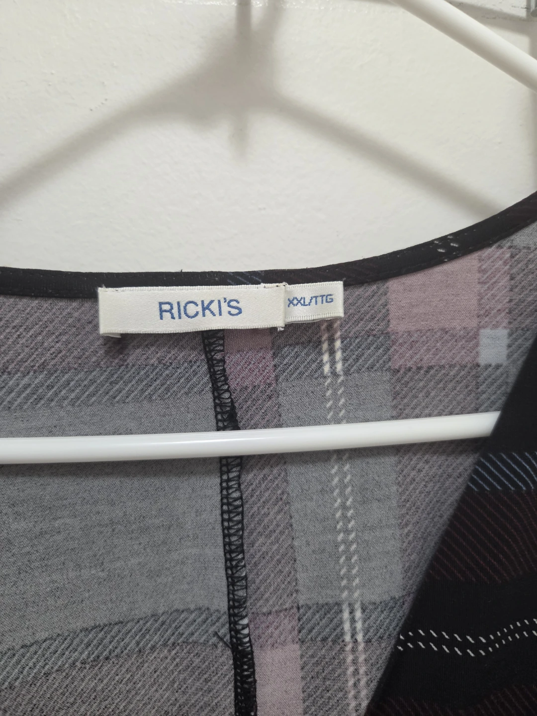 Ricki's Plaid Wrap Dress XXL - photo 2