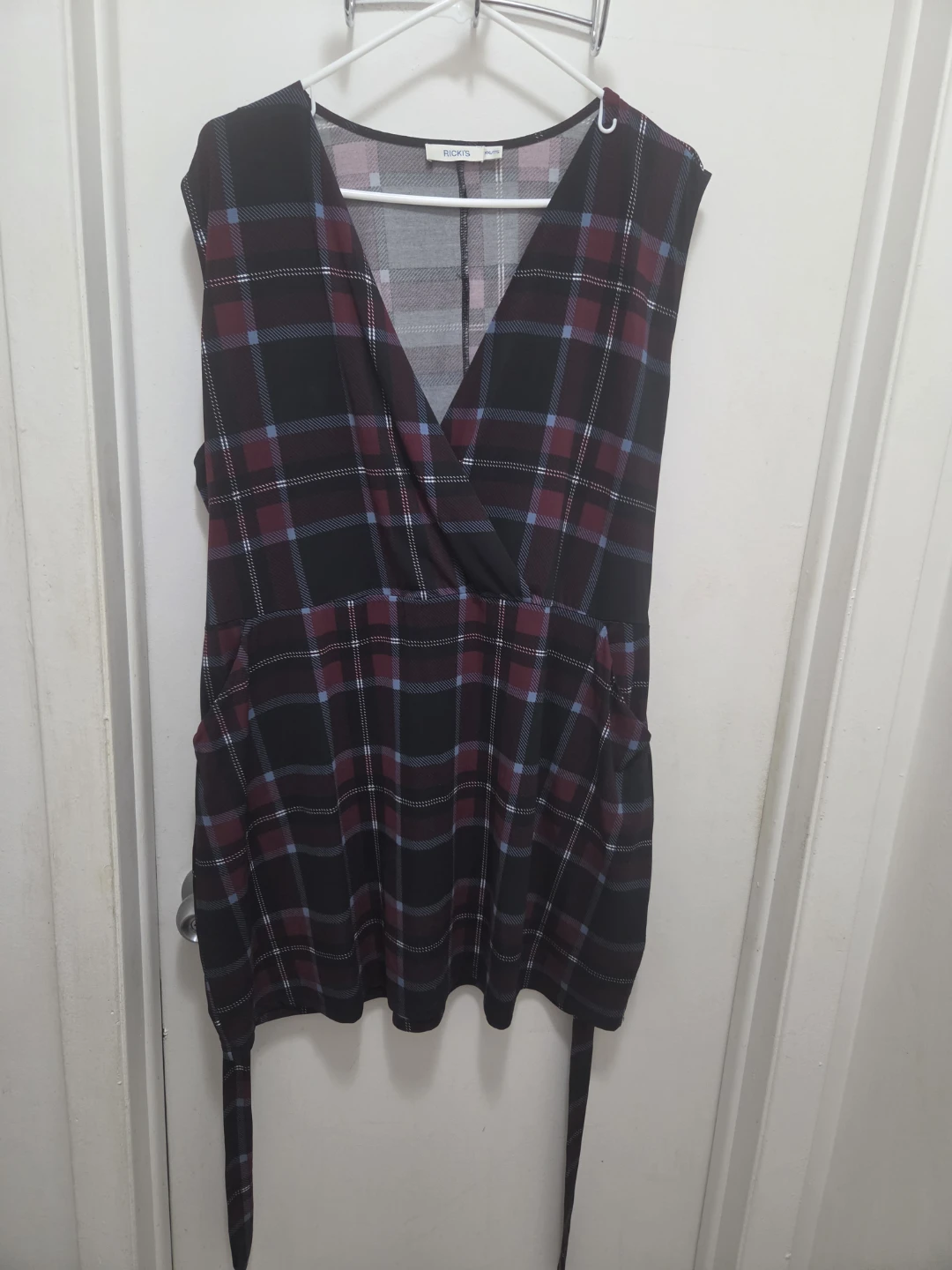 Ricki's Plaid Wrap Dress XXL - photo 3