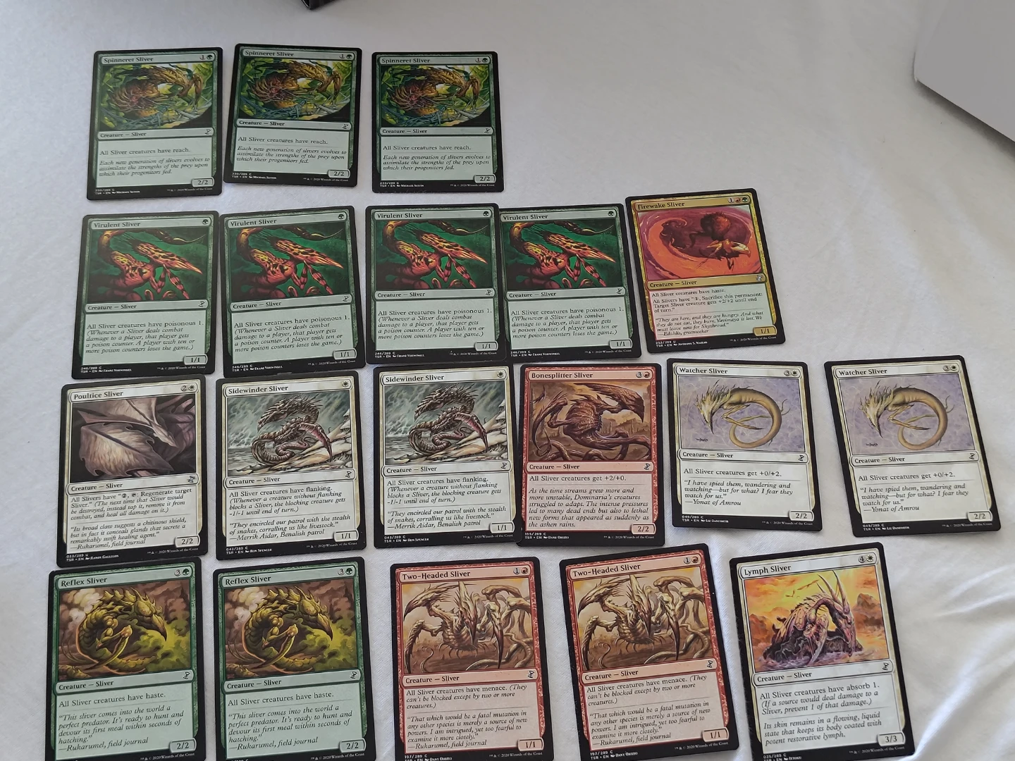 Magic: The Gathering Sliver Cards