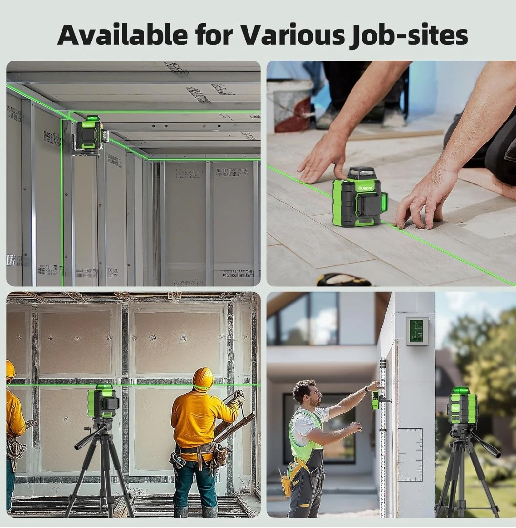 Huepar 3D Laser Level with Built-in Li-ion Battery - photo 4