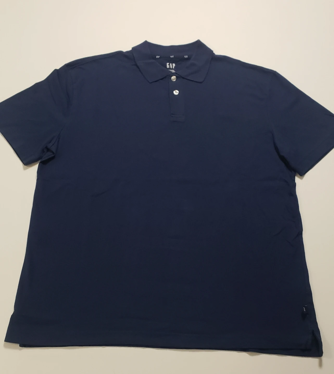 Like New GAP Men's Navy Blue Polo Shirt Size M