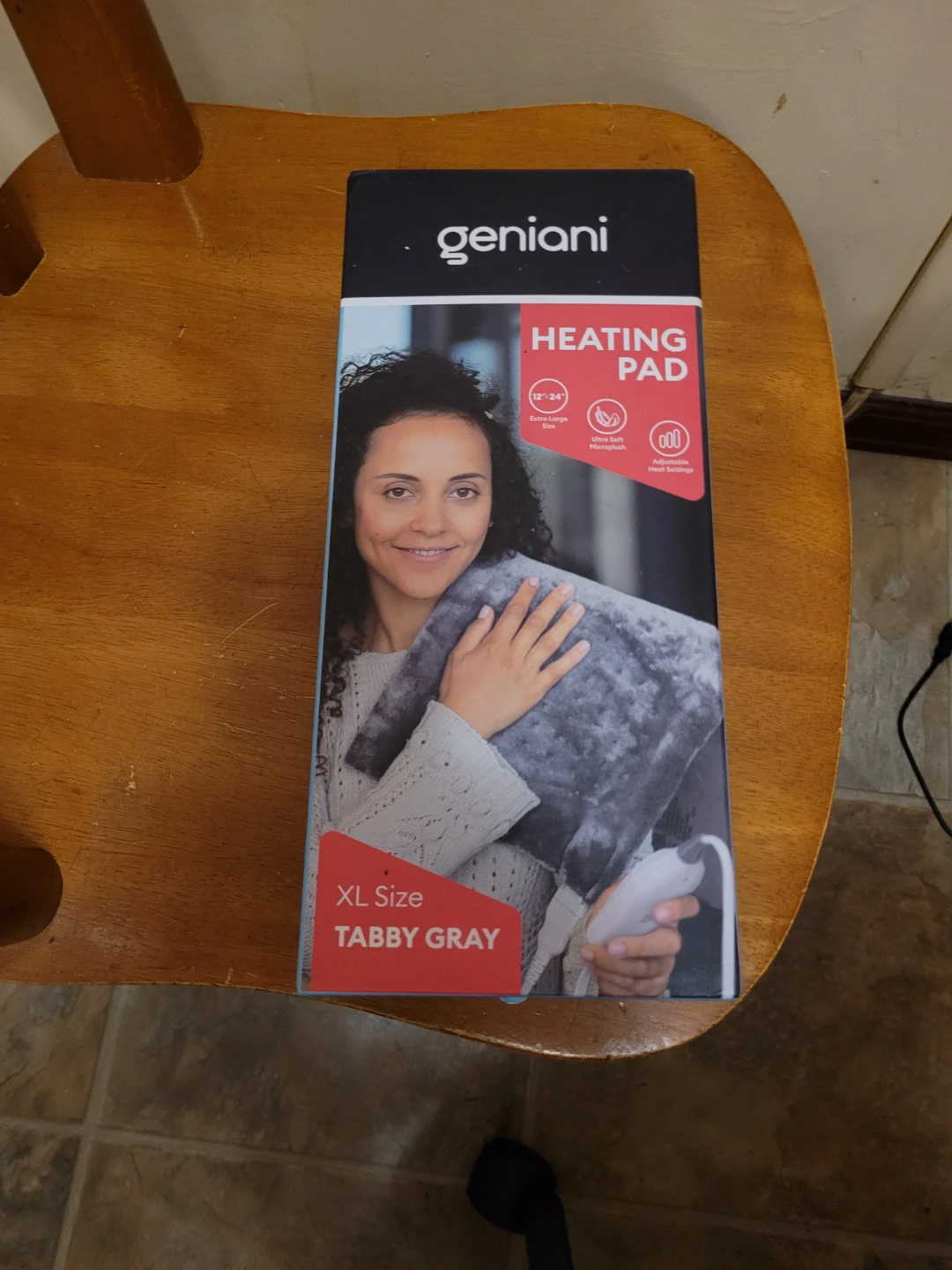 Geniani Heating Pad - Tabby Gray
