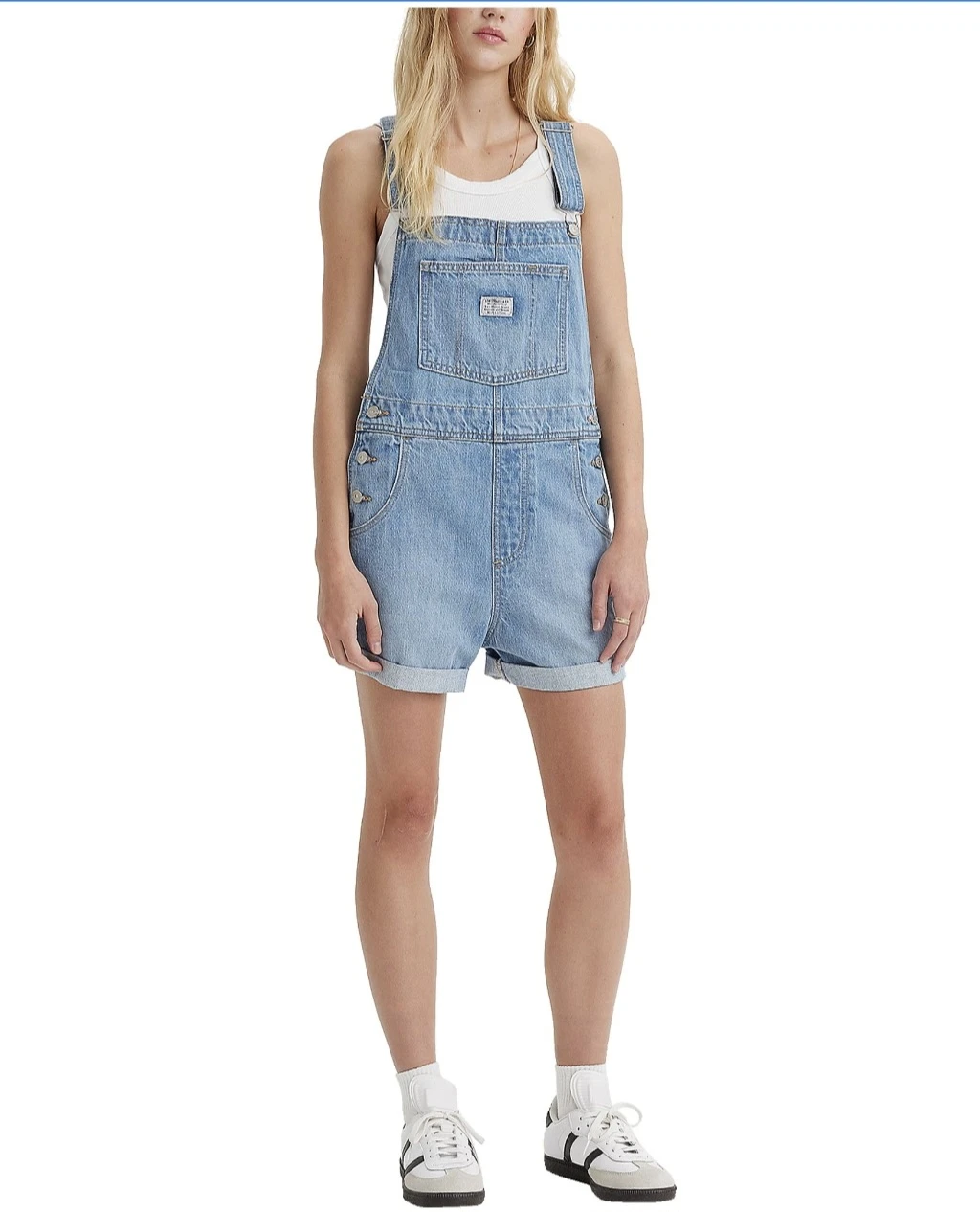 Levis Overalls Shorts Small
