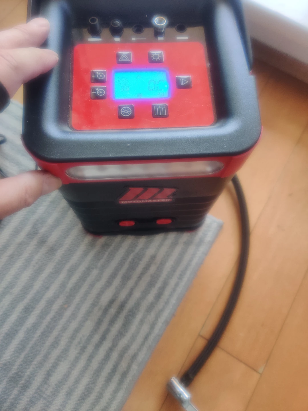 Motomaster Portable Air Compressor with LED Light
