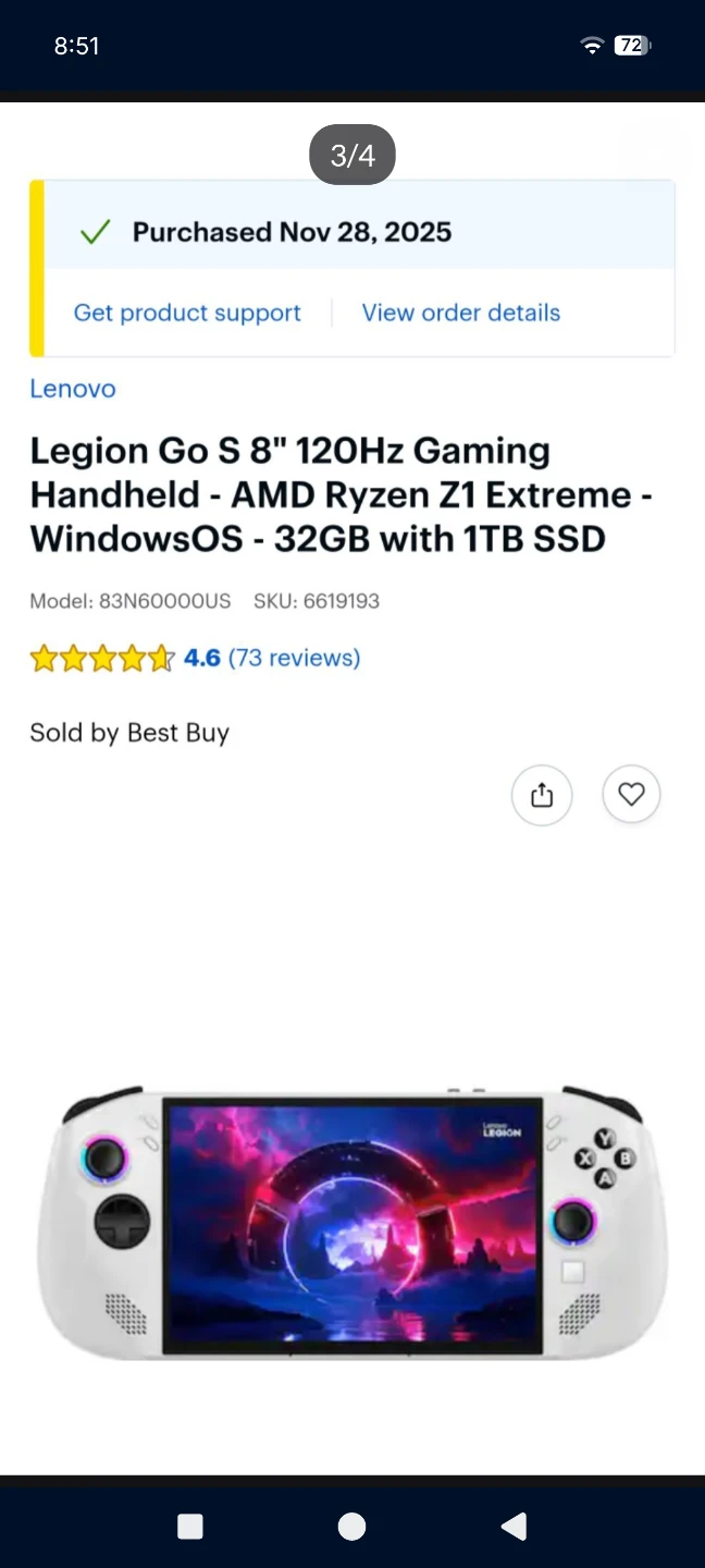 Lenovo Legion Go S Gaming Handheld - photo 3