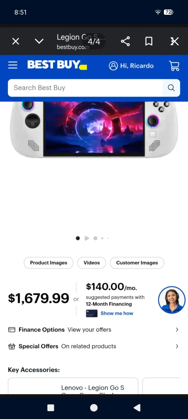 Lenovo Legion Go S Gaming Handheld - photo 4