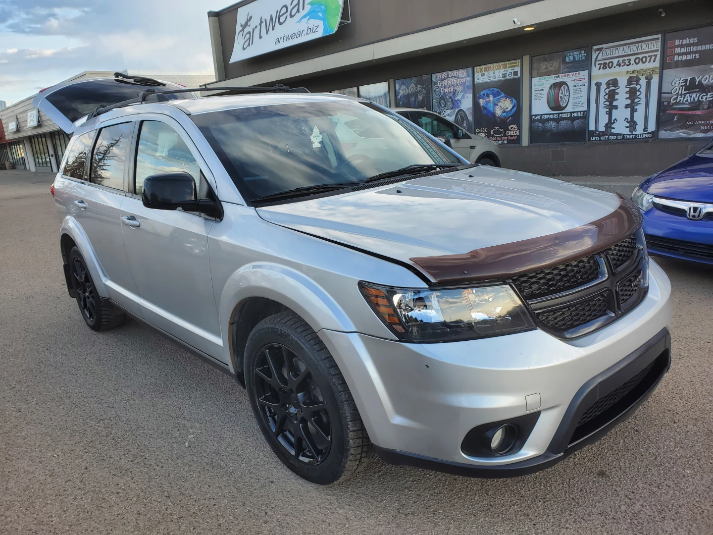 Silver Dodge Journey SUV